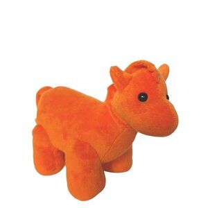 Manhattan Toy Company Orange Horse Plush 9 Inch